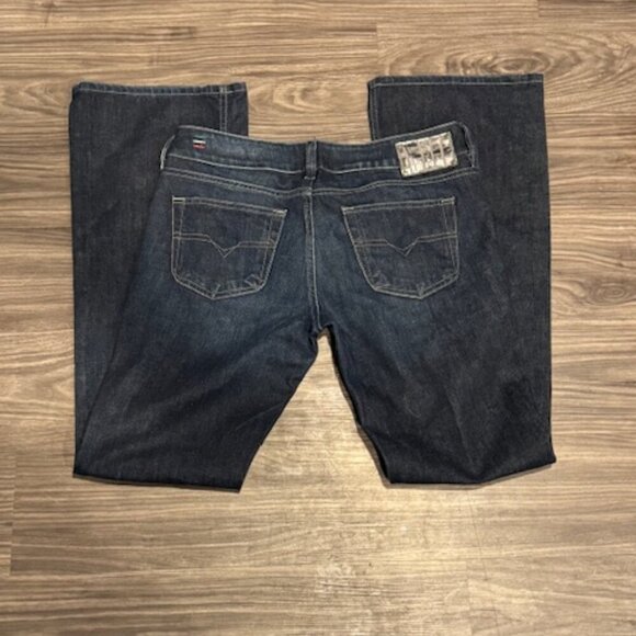 Diesel Louvely Jeans Womens Size 30x32 Bootcut Fit Stretch Denim Mid Rise Blue - Picture 1 of 6